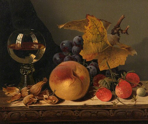 Still Life with Fruit, 1880, Edward Ladell