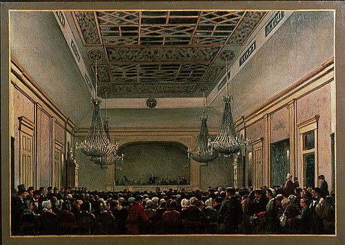 Opening van het nieuwe gebouw van de Maatschappij voor de Werkende Stand, 13 juni 1883, 1883, Rombertus Julianus van Arum