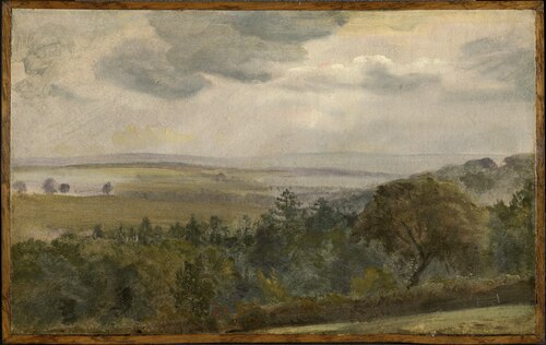 Extensive Landscape with Clouds, 1850, Lionel Constable
