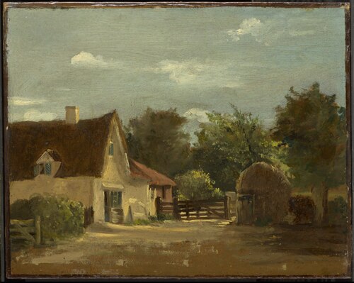 Cottage, 1850, Lionel Constable