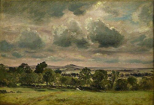 View of Hampstead looking towards Harrow, , Lionel Constable