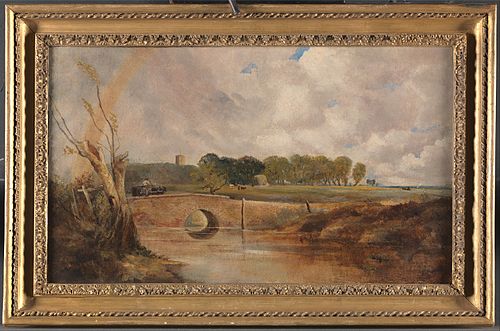 A Rainbow - View of the Stour, 1845, Lionel Constable