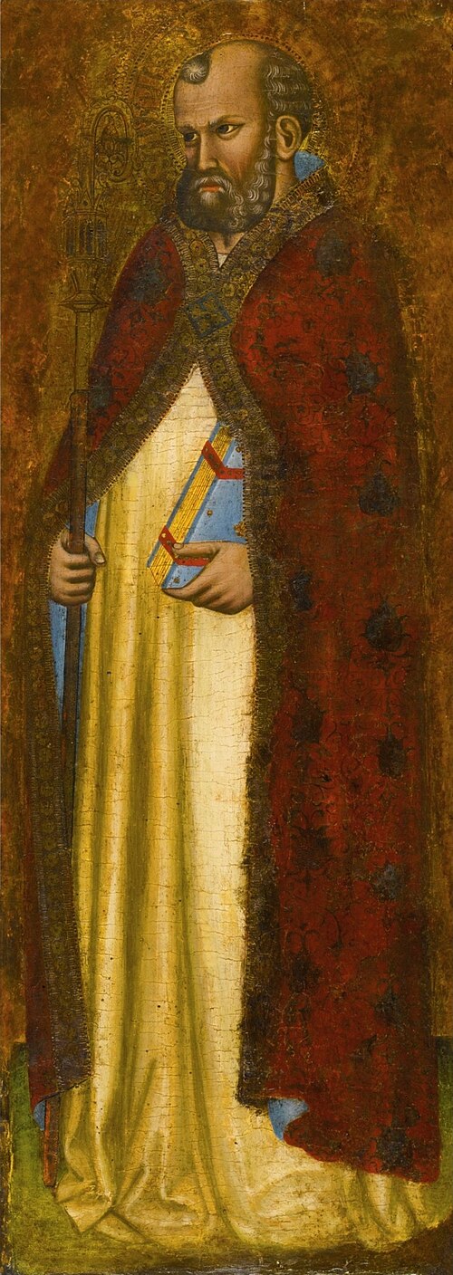 A Bishop Saint, , Cecco di Pietro