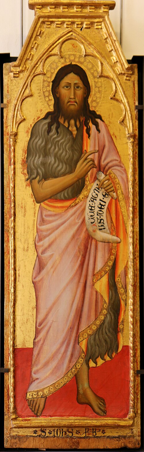 Saint Jean Baptiste, 1350, Cecco di Pietro