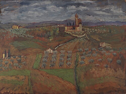 Les environs de Sienne, 1911, Georges Dufrénoy