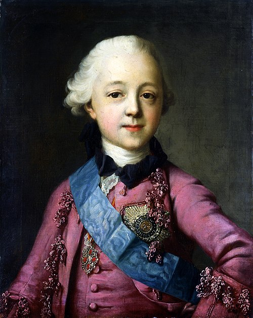 Grand Duke Paul (later the Emperor Paul I), 1764, 1764, Vigilius Erichsen