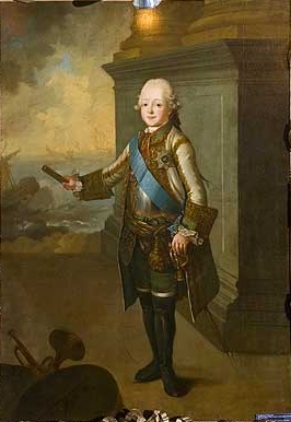 Portrait of Tsarevich Paul Petrovich (1754-1801), 1768, Vigilius Erichsen