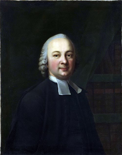 Portrait of Pastor A.F. Byushing, 1750, Vigilius Erichsen