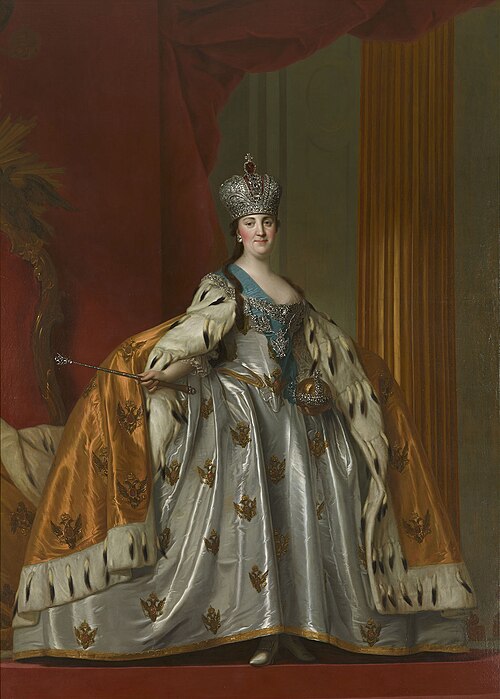 Catherine II (1729-96), Empress of Russia, 1765, Vigilius Erichsen