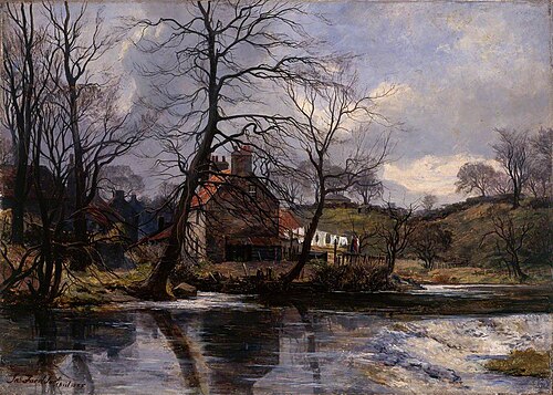 At Cramond, Early Spring, 1885, James Faed the younger