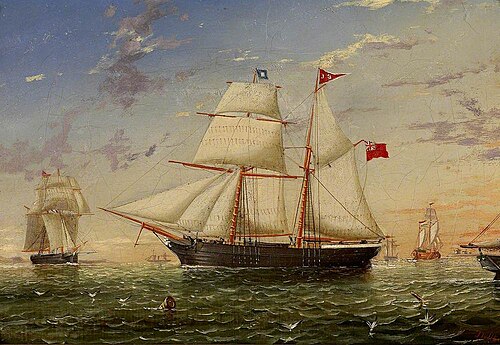 Schooner 'Jane Sawyer', 1862, James H. Wheldon