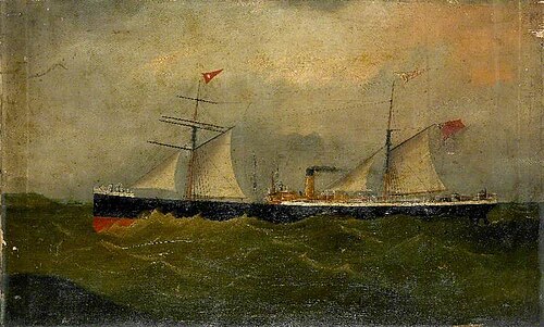 SS 'Burgos', 1870, James H. Wheldon