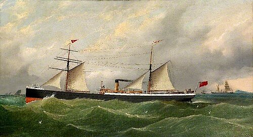 SS 'Burgos', 1871, James H. Wheldon