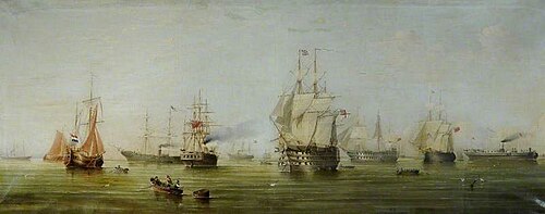 Panorama of Ships, 1872, James H. Wheldon