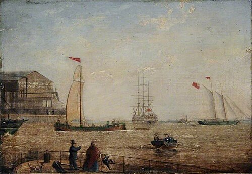 Martin Samuelson's Shipyard, Hull, 1893, James H. Wheldon