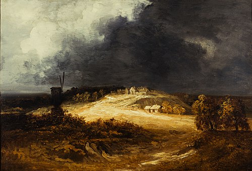 Moulins à Montmartre, 1830, Georges Michel