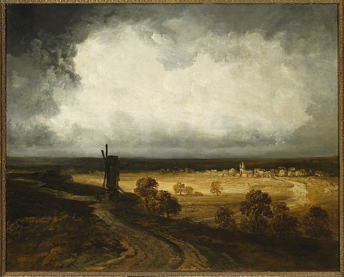 Windmills at Montmartre, 1825, Georges Michel