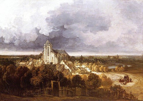 View of Meaux, , Georges Michel