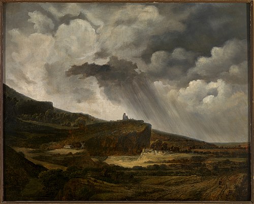 Montmartre avant l'orage, 1830, Georges Michel