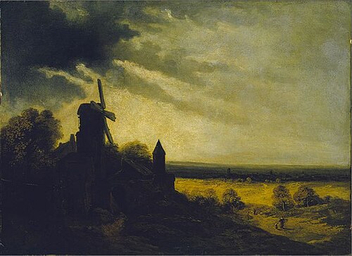 The Mills of Montmartre, 1820, Georges Michel