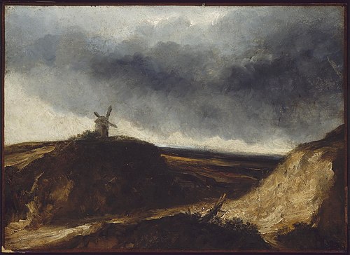 Landscape with a Windmill, , Georges Michel