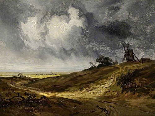 Landscape with a windmill, , Georges Michel