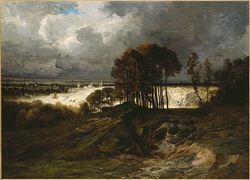 Storm: The Quarry at Montmartre, 1820, Georges Michel