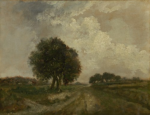 Group of three trees, 1810, Georges Michel