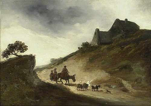 Landscape with Goatherds, , Georges Michel