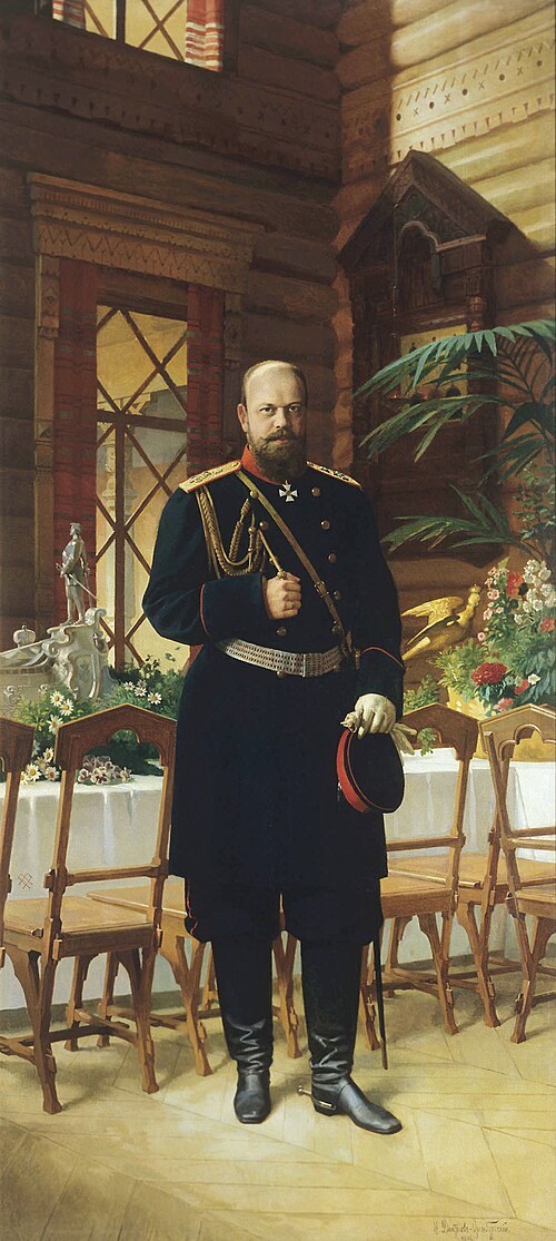 Portrait of Emperor Alexander III, 1896, Nikolaï Dmitriev-Orenbourgski