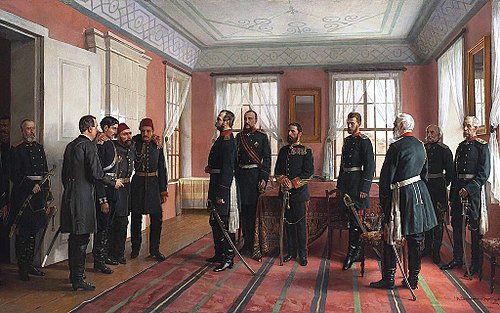 Osman Pasha and Alexander II of Russia, 1898, Nikolaï Dmitriev-Orenbourgski