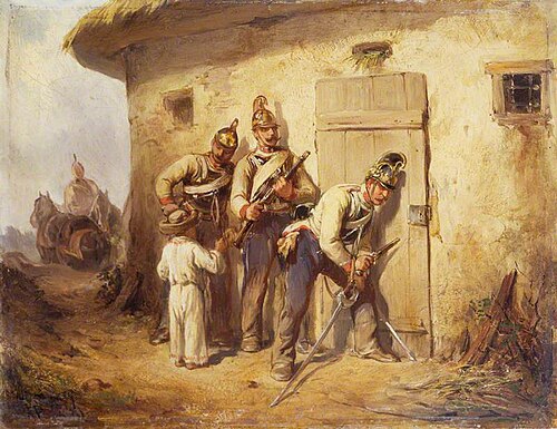 The Ambuscade, 1846, August von Pettenkofen