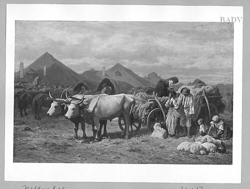 Hungarian peasants, 1847, August von Pettenkofen