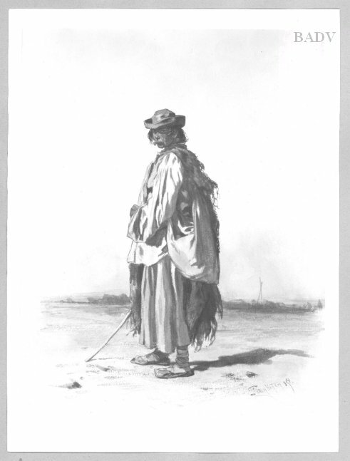Puszta-Hirt, 1854, August von Pettenkofen