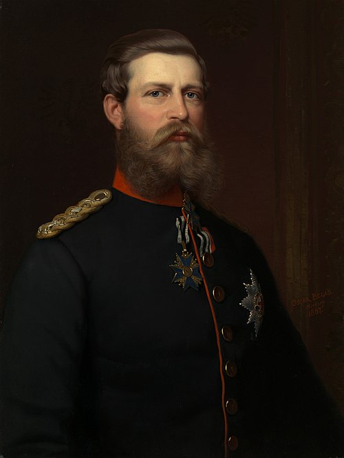 Frederick William, Crown Prince of Prussia and later Emperor Frederick III (1831-1888), 1867, Oscar Begas