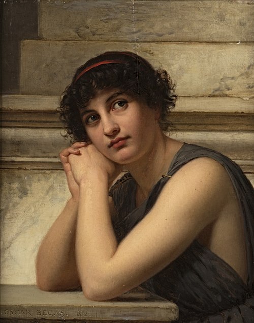Young Roman, 1882, Oscar Begas