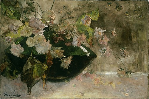 Stilleven met pioenen, 1889, Floris Verster