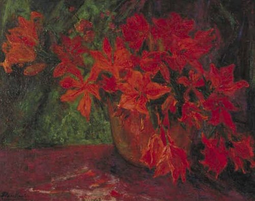 Lilies in a Red Copper Kettle, 1891, Floris Verster