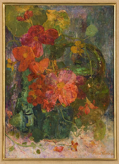 Begonia's met Oost-Indische kers, 1895, Floris Verster