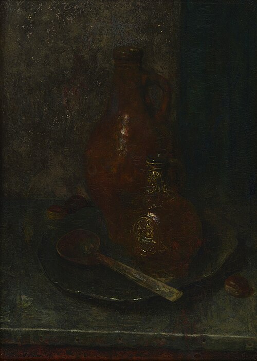 Stilleven met baardman kruiken, 1917, Floris Verster