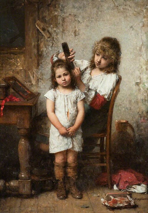 The Sisters, 1870, Alexeï Harlamov