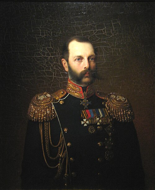 Portrait of Emperor Alexander II. 1874. GIM, 1874, Alexeï Harlamov