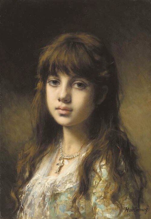 A Young Girl, , Alexei Harlamov