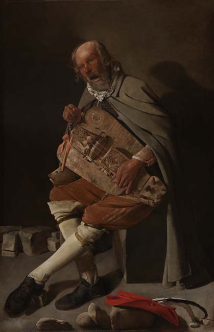 Le Vielleur, 1631, Georges de La Tour