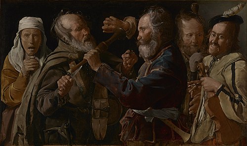 Rixe de musiciens, 1620, Georges de La Tour