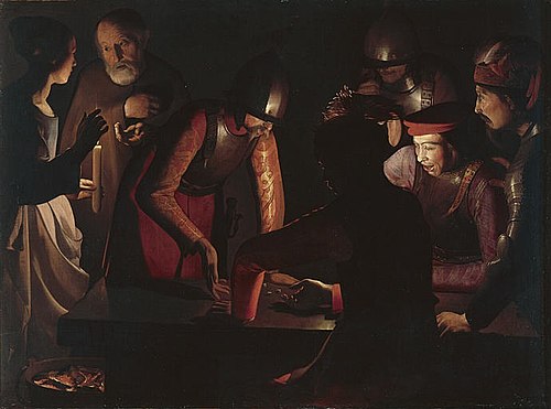 The Denial of Saint Peter, 1650, Georges de La Tour