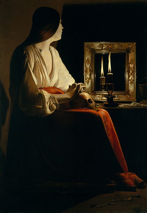 The Penitent Magdalen, 1625, Georges de La Tour