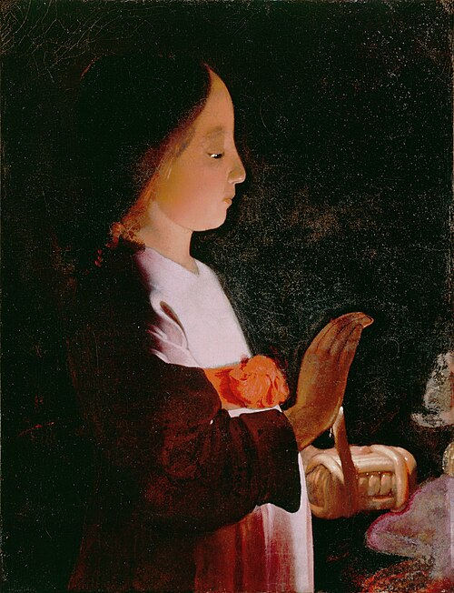 Young Virgin Mary, 1640, Georges de La Tour