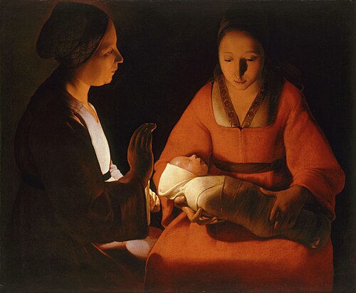 The Newborn, 1625, Georges de La Tour