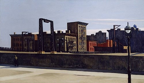 Portiques à Manhattan, 1928, Edward Hopper